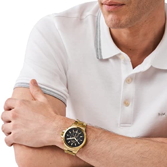 New Authentic Michael Kors MK8731 Dylan Chronograph Round Adult Male Watch - Picture 12 of 16